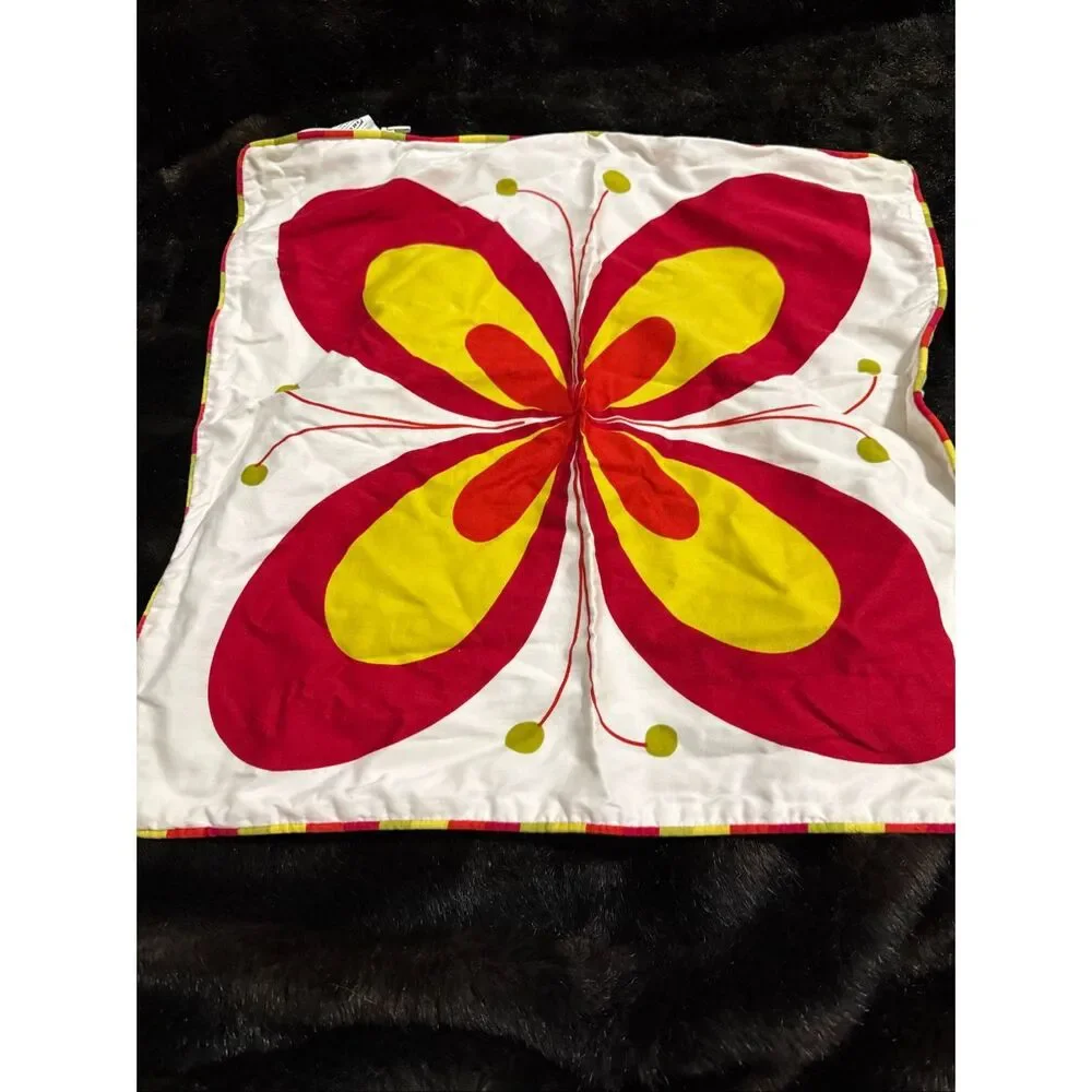 Ikea colorful spring butterfly pillow sham
